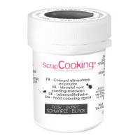 Colorant artificiel en poudre Noir, ScrapCooking