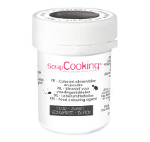 Colorant artificiel en poudre Noir, ScrapCooking