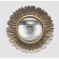 Miroir Soleil Plume doré, Emde