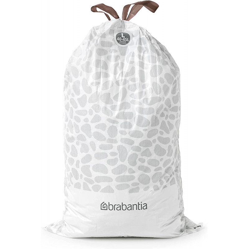 Sacs poubelle PerfectFit Pour FlatBack+ & StepUp, Code L (45 litres),  Distributeur 40 sacs