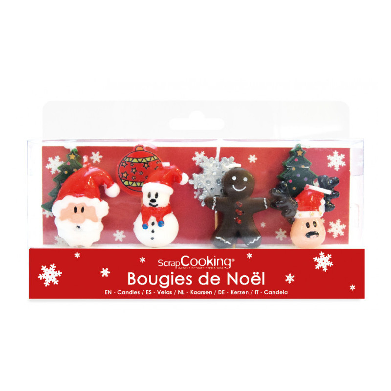 Acheter Bougies de Noël, ScrapCooking