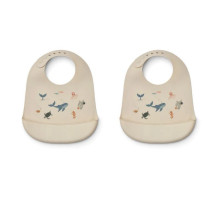 Set de 2 bavoirs Tilda Sea Creature, Liewood