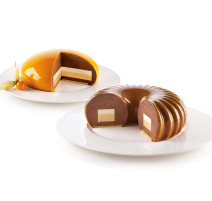 Moule Silicone Savarin Rectangle 4,4 x 2,6 cm x H 2,2 cm (x25) Silikomart -  , Achat, Vente