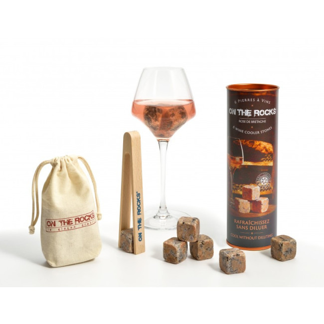 Coffret 6 pierres à vin + pince, ON THE ROCKS