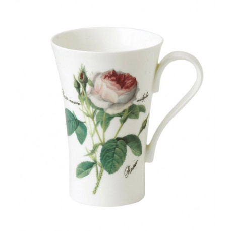 mug 60cl redouté rose, roy kirkham - roy kirkham