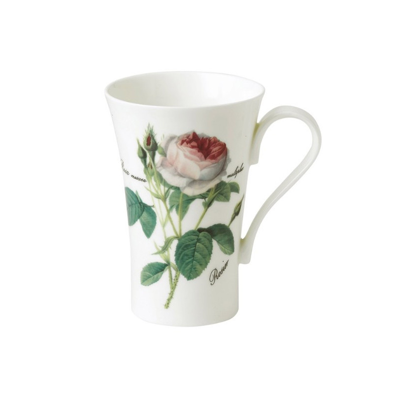 mug 60cl redouté rose, roy kirkham - roy kirkham