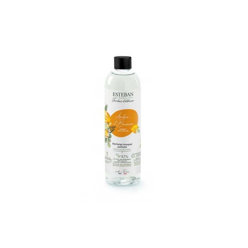 Esteban - Recharge bouquet parfumé 250 ml Ambre et Baume, Esteban - ESTEBAN