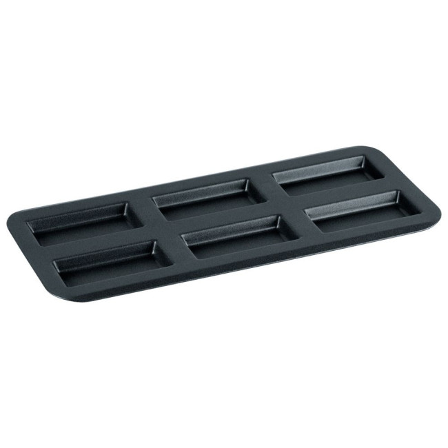 Plaque 6 financiers anti-adhérente Obsidian, Gobel