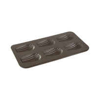 Plaque antiadhérente 6 madeleines gourmandes, Gobel