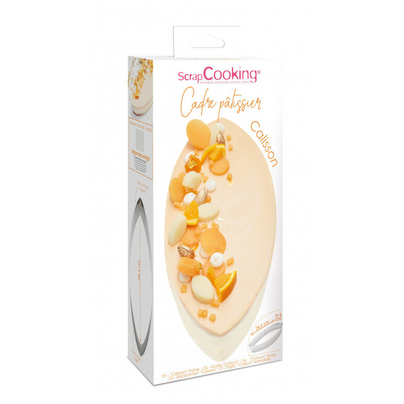 Scrapcooking - Cadre pâtissier calisson inox, ScrapCooking - ScrapCooking