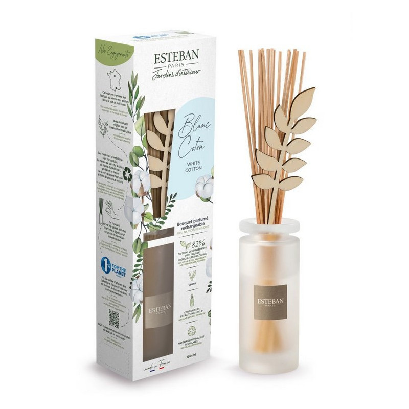 Esteban - Bouquet parfumé Blanc Coton, Esteban - ESTEBAN