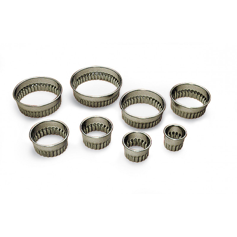 GOBEL - Découpoir rond cannelé inox, Gobel 5cm - GOBEL