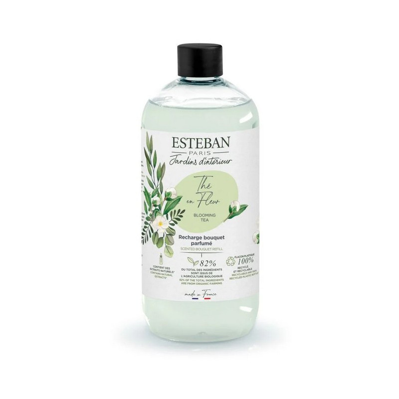 Esteban - Recharge bouquet parfumé 500 ml Thé en Fleur, Esteban - ESTEBAN