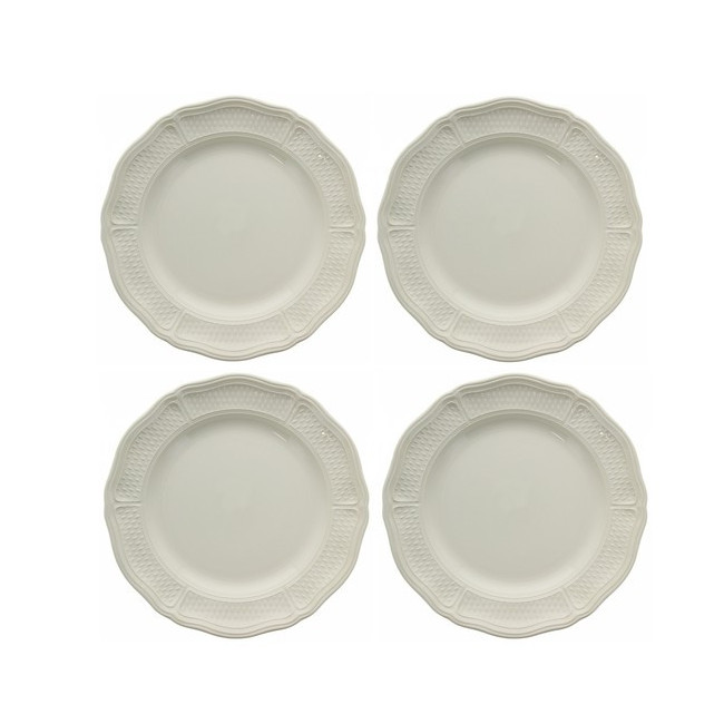 Coffret 4 assiettes plates Pont aux Choux, Faïencerie de Gien