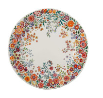 Coffret de 4 assiettes plates extra collection Poésie, Faïencerie de Gien