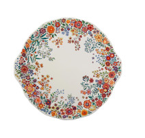 Plat à gâteaux collection Poésie, Faïencerie de Gien