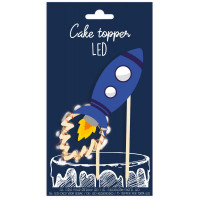 Cake topper Led Fusée, ScrapCooking