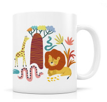 Mug porcelaine collection Savane, Zabeil