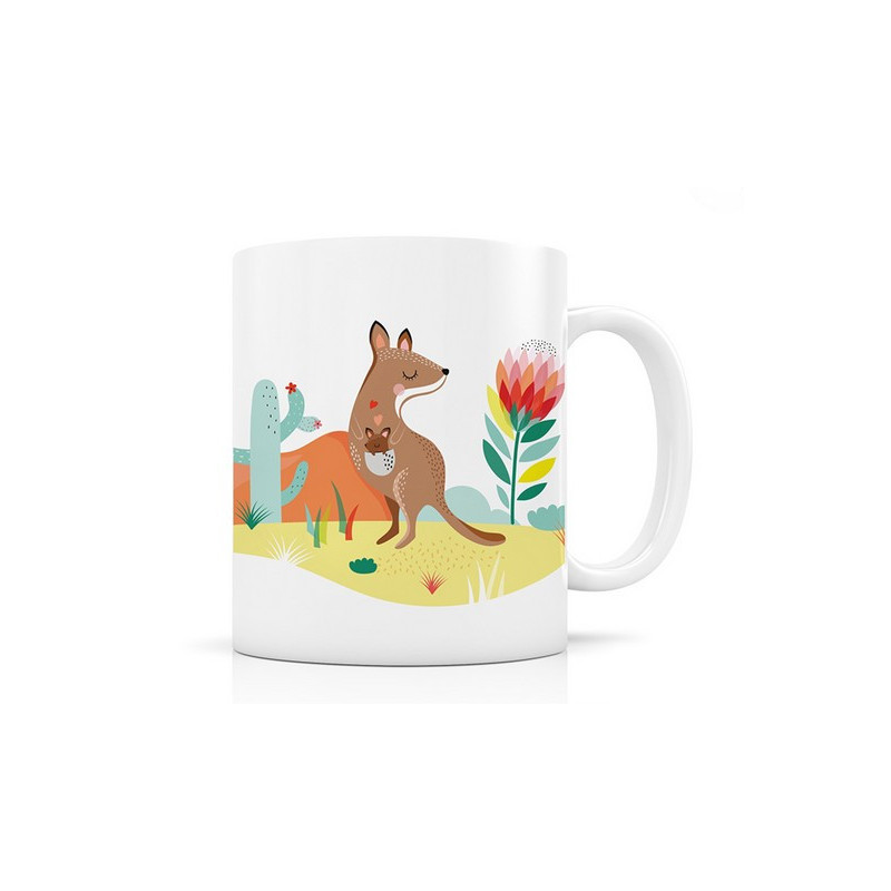 mug porcelaine collection australie, zabeil - label'tour