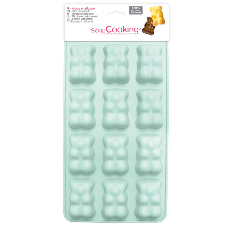 Moule silicone Ourson chocolats/bonbons, ScrapCooking