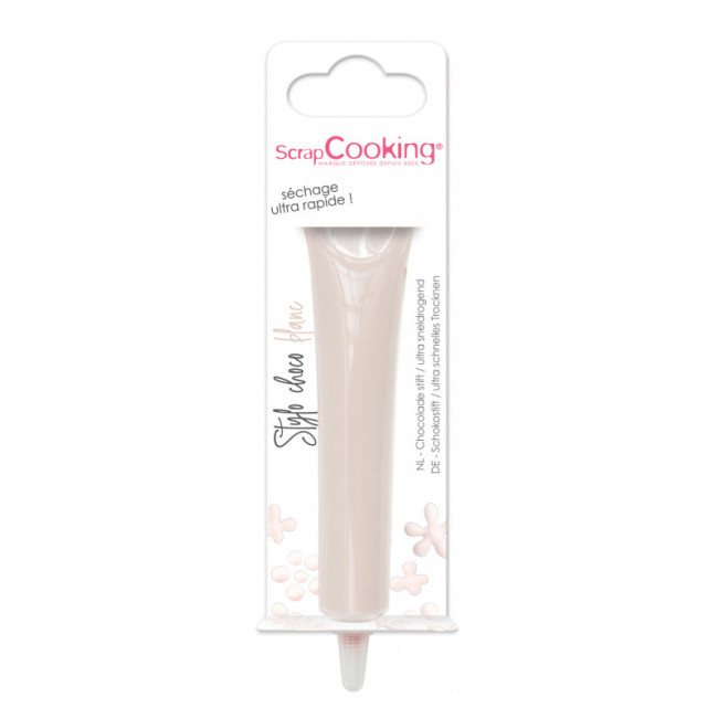 Stylo goût choco blanc, ScrapCooking