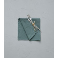 Serviette de table Prélude Vert Botanique, Sylvie Thiriez