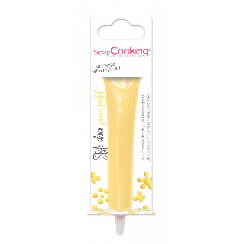 Scrapcooking - Stylo goût choco Jaune Pastel, ScrapCooking - ScrapCooking