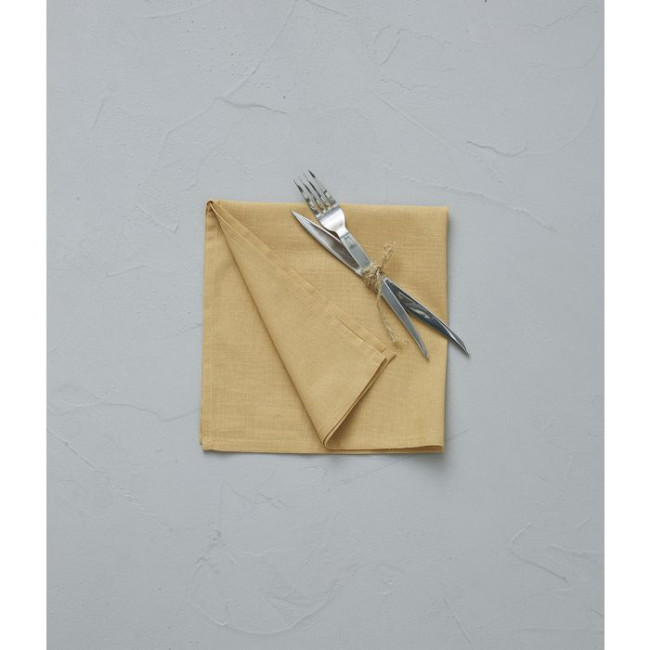 Serviette de table Prélude Jaune Doré, Sylvie Thiriez
