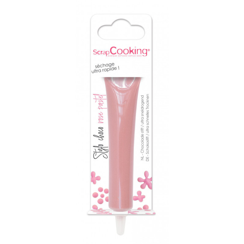 Scrapcooking - Stylo goût choco Rose Pastel, ScrapCooking - ScrapCooking