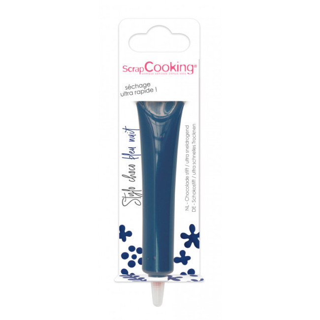 Stylo goût choco Bleu Nuit, ScrapCooking