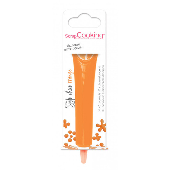 Stylo goût choco Orange, ScrapCooking