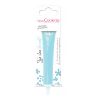Stylo goût choco Bleu Pastel, ScrapCooking