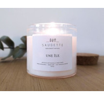 Bougie parfumée 24 heures une ile, Saugette