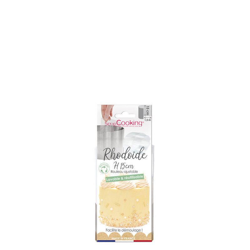 Scrapcooking - Ruban rhodoïde entremets 1,5 m x h 15 cm, Scrapcooking - ScrapCooking