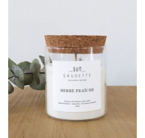 Bougie parfumée 48 heures Herbe fraîche, Saugette