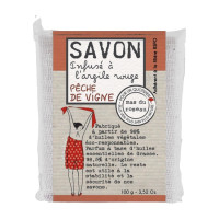 Savon végétal parfumé Pêche de vigne, mas du roseau