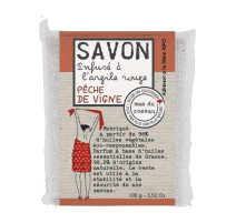 Savon végétal parfumé Pêche de vigne, mas du roseau