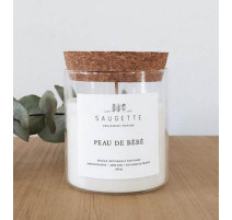 Bougie parfumée 48 heures Peau de Bébé, Saugette