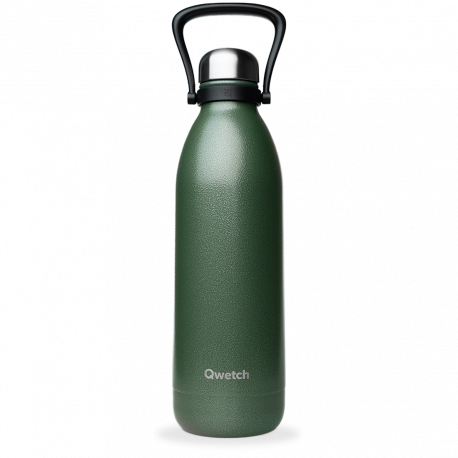 bouteille isotherme roc army vert, qwetch 1.5 l - qwetch