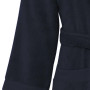 Peignoir mixte col châle Bleu Nuit Sensoft, Sensei