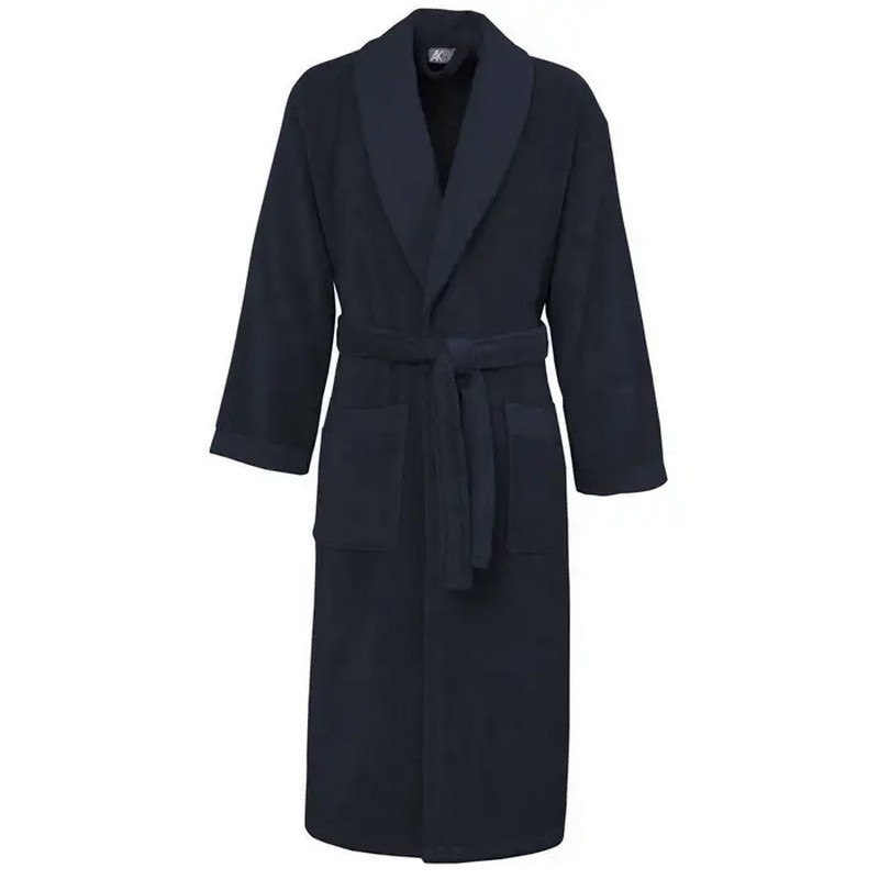 SENSEI - Peignoir mixte col châle Bleu Nuit Sensoft, Sensei M - SENSEI