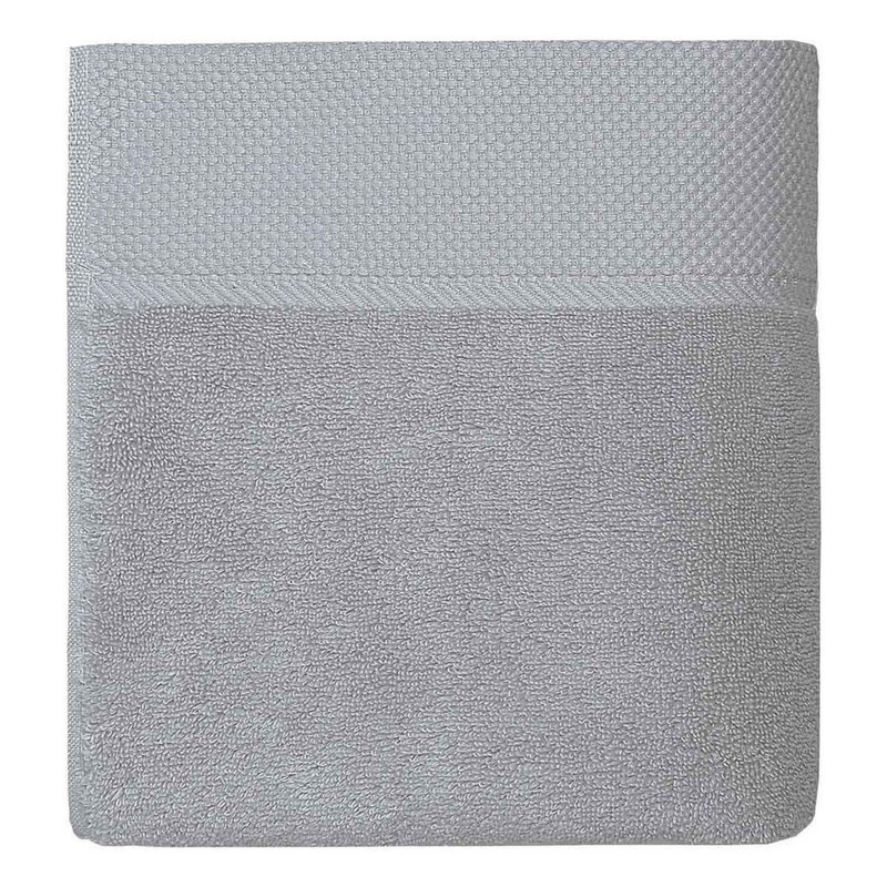 linge de toilette gris perle sensoft, sensei drap de bain - sensei