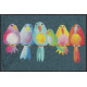 Tapis 50x75cm Rainbow Birds, Salonloewe Efia