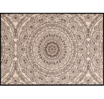 Tapis 50x75cm Médaillon Nougat, Salonloewe Efia