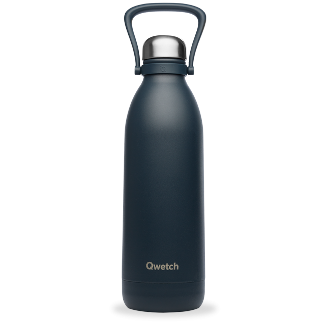 Bouteille isotherme Titan Matt Gris Carbone, Qwetch
