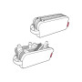 Trousse Duocase Twist Silver, Reisenthel