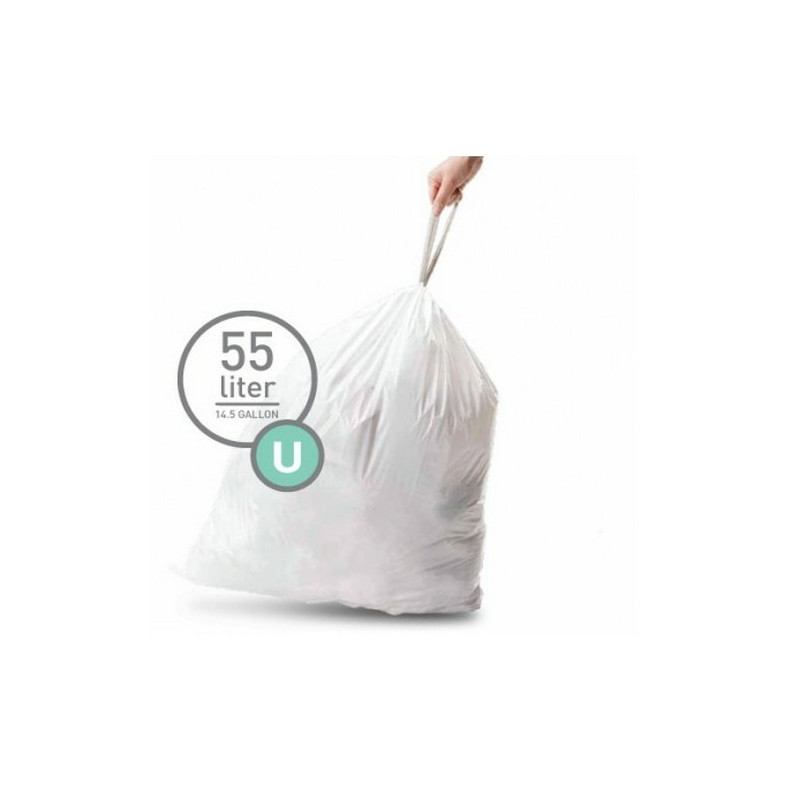 Sacs poubelle 55L-U, Simplehuman