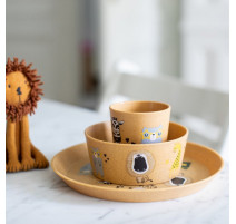 Set de 3 pièces enfant Zoo Connect, Koziol