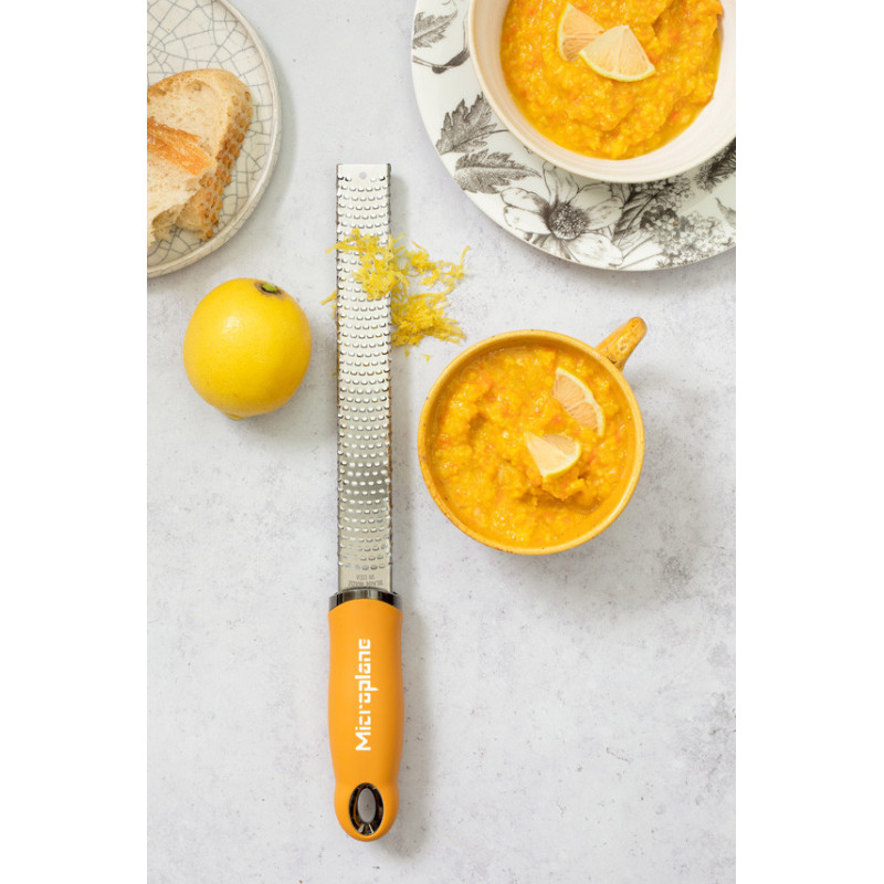 Microplane - Zesteur râpe Premium, Microplane Moutarde - Microplane