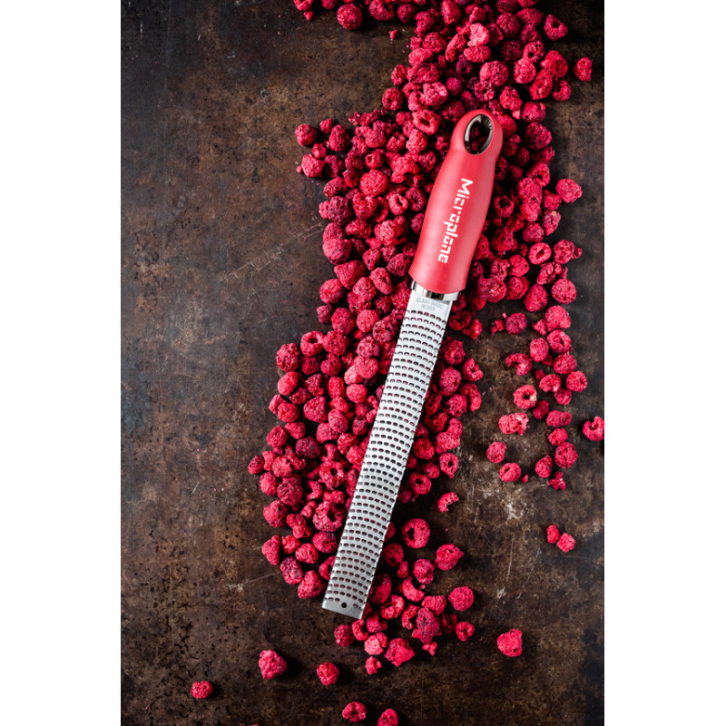 Microplane - Zesteur râpe Premium, Microplane Rouge Grenade - Microplane